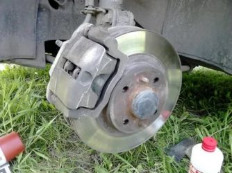 Как поменять суппорт на приоре?