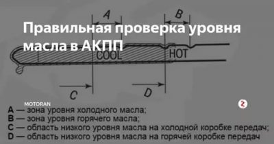 Как правильно определить уровень масла в АКПП?