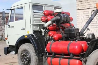 Как работает Камаз на метане?
