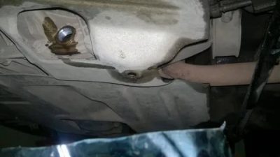Как слить масло с коробки калина?