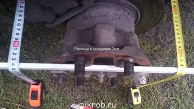 Регулировка схождения колес газель своими руками