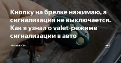 Сигнализация орет и не выключается что делать?