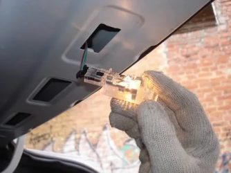 Замена лампочки в багажнике поло седан