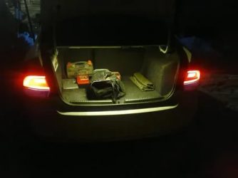 Замена лампочки в багажнике поло седан