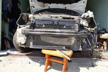 Замена рамки радиатора фольксваген поло седан