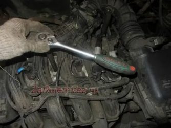 Замена свечей зажигания калина 2 16 клапанов